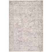 Hauteloom Eliava Living Room, Bedroom Area Rug - Traditional - Light Gray, Gray, Charcoal - 5 x 75