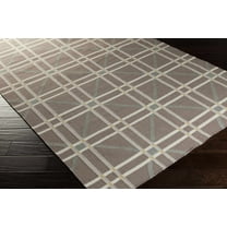 Hauteloom Emden Wool Hallway, Kitchen Runner Rug - Contemporary - Mustard, Ice Blue, Gray - 2'6" x 8'