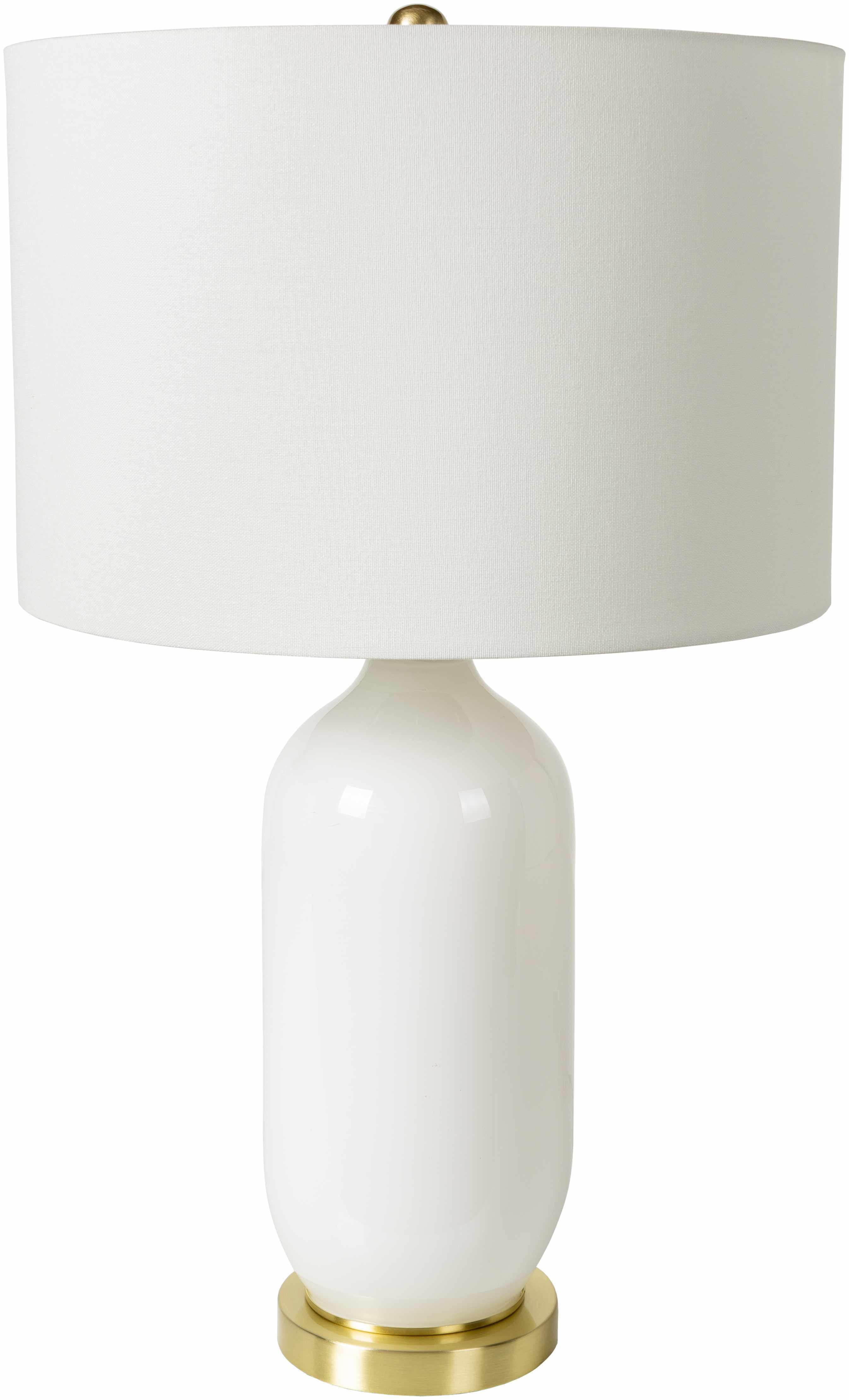 Hauteloom Eron Glass Table Lamp for Living Room Minimal Contemporary