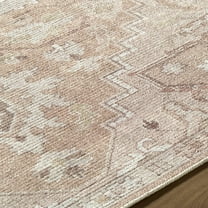 Hauteloom Esau Living Room, Bedroom Area Rug - Traditional - Beige, Taupe, Ivory - 2'2" x 3'9"