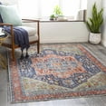 thumbnail image 1 of Hauteloom Exira Living Room, Bedroom Machine Washable Area Rug - Traditional - Blue, Brick Red, Camel - 8'10" x 12', 1 of 10