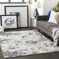 thumbnail image 1 of Hauteloom Fence Living Room, Bedroom Area Rug - Modern - High Pile - Blue, Gray, Ivory - 2' x 3', 1 of 11