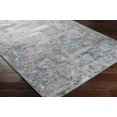 thumbnail image 1 of Hauteloom Findon Living Room, Bedroom Area Rug - Contemporary - Teal, Pale Blue, Charcoal - 7'10" x 10', 1 of 7