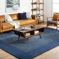 thumbnail image 1 of Hauteloom Fingerhut Wool Living Room, Bedroom Area Rug - Contemporary - High Pile - Teal - 10' x 14', 1 of 16