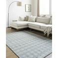 thumbnail image 1 of Hauteloom Garth Wool Living Room, Bedroom Area Rug - Traditional, Transitional - Ivory, Light Slate - 3'6" x 5'6", 1 of 9