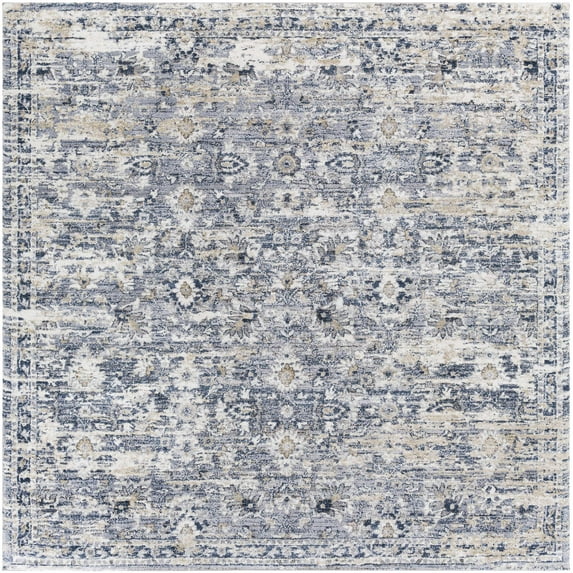 Hauteloom Gatineau Living Room, Bedroom Area Rug - High Pile - Beige, Blue, Gray - 7'10"