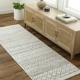 thumbnail image 1 of Hauteloom Genji Hallway, Kitchen Runner Rug - Gray - 2'7" x 7'6", 1 of 19