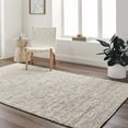 thumbnail image 1 of Hauteloom Germantown Jute Living Room, Bedroom Area Rug - Traditional, Transitional - Ivory - 3'6" x 5'6", 1 of 18
