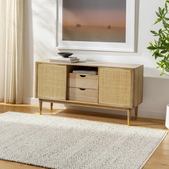 Hauteloom Gilad Wool Living Room, Bedroom Area Rug - Pink, Brown, Gray - 27" x 45"