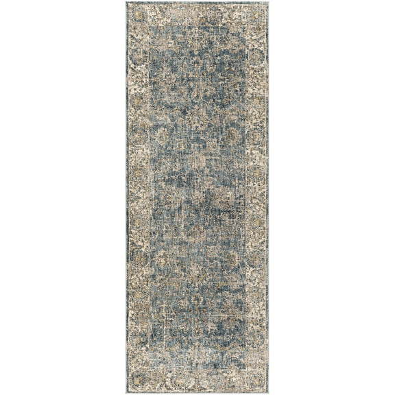 Hauteloom Gimli Hallway, Kitchen Runner Rug - Brown, Gray, Beige - 2'7" x 10'