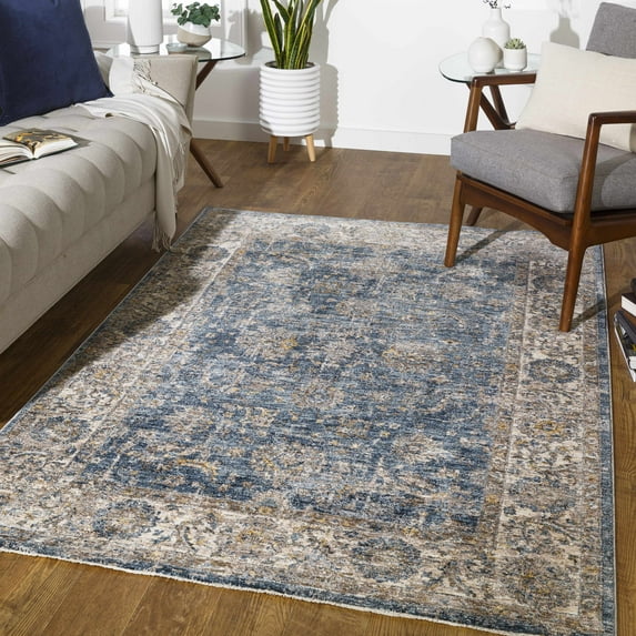 Hauteloom Gimli Living Room, Bedroom Area Rug - Brown, Gray, Beige - 9' x 12'2"
