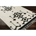 thumbnail image 1 of Hauteloom Glenorie Wool Living Room, Bedroom Area Rug - Bohemian, Transitional - Black, Cream - 8'10" x 12', 1 of 8