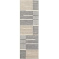 thumbnail image 1 of Hauteloom Glouster Hallway, Kitchen Runner Rug - Shag - High Pile - Gray, Ivory - 2'7" x 8', 1 of 8