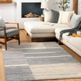 thumbnail image 1 of Hauteloom Glouster Living Room, Bedroom Area Rug - Shag - High Pile - Gray, Ivory - 5'3" x 7'3", 1 of 8