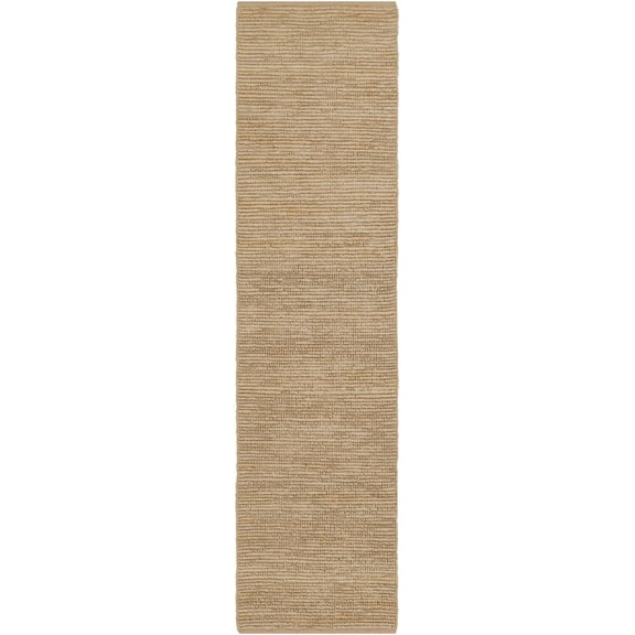 Hauteloom Glover Jute Hallway, Kitchen Runner Rug - Traditional, Transitional - Tan - 2'6" x 10'