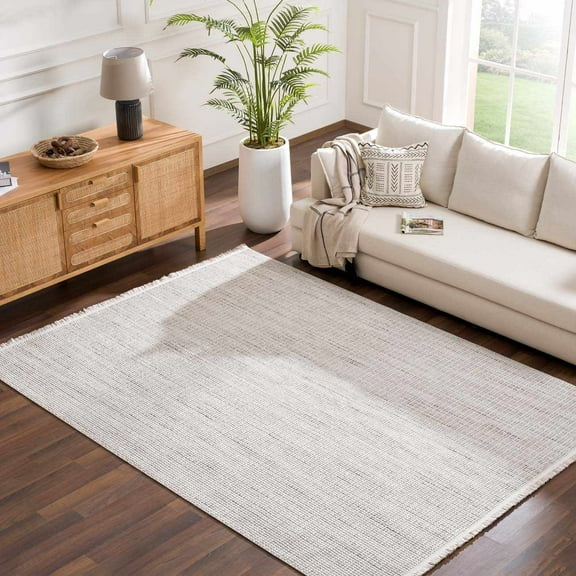 Hauteloom Gowan Living Room, Bedroom Area Rug - Beige, Gray, Brown - 2' x 3'