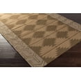 thumbnail image 1 of Hauteloom Grandy Wool Living Room, Bedroom Area Rug - Southwestern - Tan, Dark Red - 5' x 8', 1 of 4