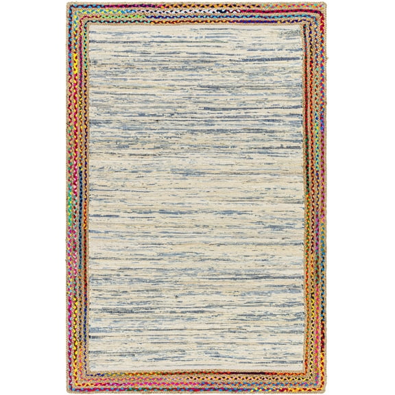 Hauteloom Haben Recycled Material Hallway, Kitchen Runner Rug - Farmhouse - Bone - 2'6" x 8'