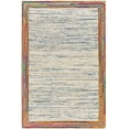 thumbnail image 1 of Hauteloom Haben Recycled Material Living Room, Bedroom Area Rug - Farmhouse - Bone - 9' x 12', 1 of 5