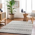 thumbnail image 1 of Hauteloom Hala Wool Living Room, Bedroom Area Rug - Gray, Ivory - 9' x 12', 1 of 6