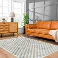 thumbnail image 1 of Hauteloom Halen Wool Living Room, Bedroom Area Rug - Contemporary - Natural Gray, Charcoal, Gray - 18" x 18" Sample, 1 of 8