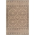 thumbnail image 1 of Hauteloom Halle Recycled Material Living Room, Bedroom Machine Washable Area Rug - Brown, Black - 2' x 3', 1 of 11