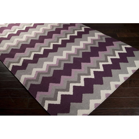 Hauteloom Hardwood Wool Hallway, Kitchen Runner Rug - Contemporary - Ivory, Dark Brown, Gray - 2'6" x 8'