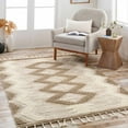 thumbnail image 1 of Hauteloom Highpoint Wool Living Room, Bedroom Area Rug - Bohemian, Transitional - Olive, Cream - 8' x 10', 1 of 13
