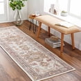 thumbnail image 1 of Hauteloom Hinapalanan Recycled Material Hallway, Kitchen Patio Outdoor Runner Rug - Traditional - Medium Gray, Light Gray, Charcoal - 2'6" x 8', 1 of 6