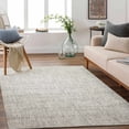 thumbnail image 1 of Hauteloom Horsley Living Room, Bedroom Area Rug - Bohemian Neutral Carpet - Modern Abstract Pattern - High Pile - Beige, Gray - 5'3" x 7'3", 1 of 8