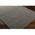thumbnail image 1 of Hauteloom Hoyt Living Room, Bedroom Area Rug - Solid & Striped - Charcoal, Off White - 2' x 3', 1 of 11