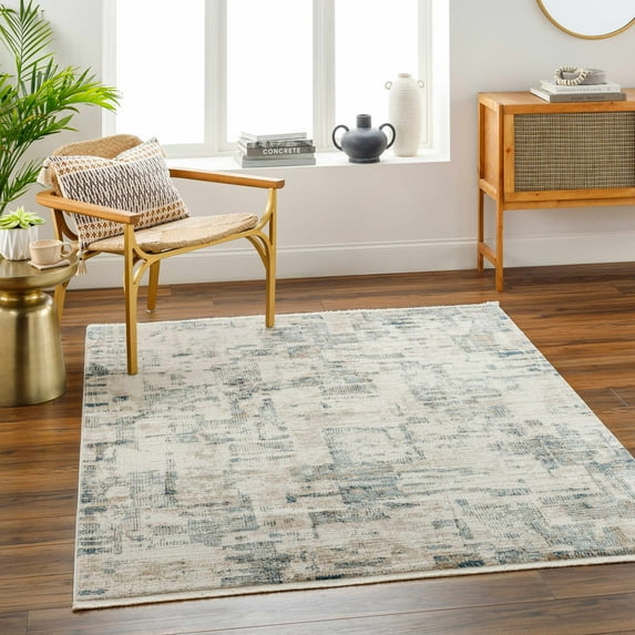 Hauteloom Hyeon Living Room, Bedroom Area Rug - Gray - 9'2" x 12'