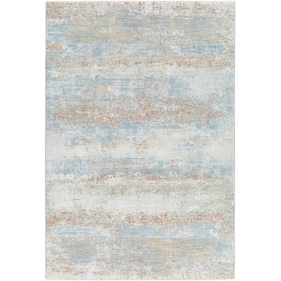 Hauteloom Idoya Living Room, Bedroom Area Rug - Gray, Beige - 2' x 3'