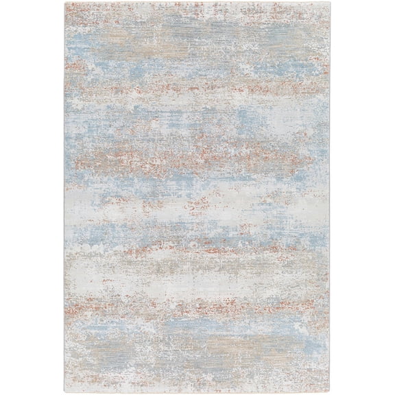Hauteloom Idoya Living Room, Bedroom Area Rug - Gray, Beige - 7'10" x 10'3"