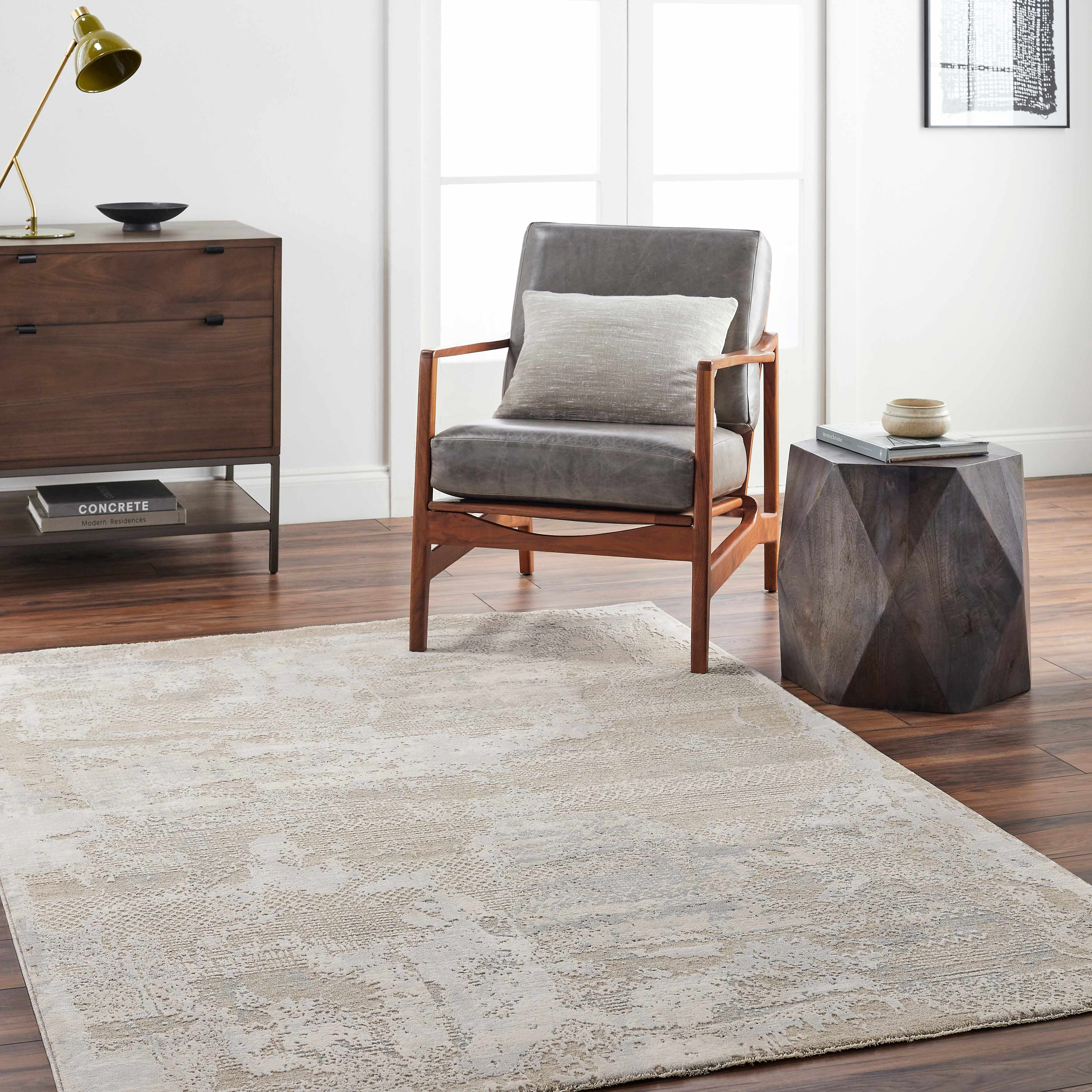 Hauteloom Indah Living Room, Bedroom Area Rug - Gray, Brown - 12' x 15'