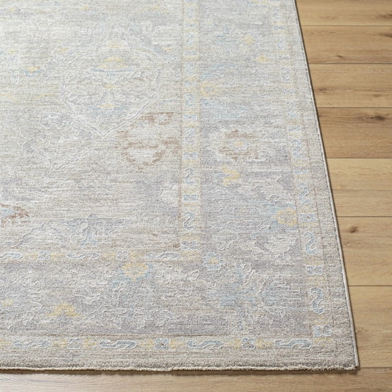 Hauteloom Istas Hallway, Kitchen Runner Rug - Brown, Gray - 2'7" x 7'3"