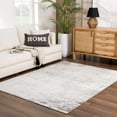 thumbnail image 1 of Hauteloom Kalanganan Neutral Abstract Living Room Bedroom Dining Room Area Rug - Modern Distressed Bohemian Carpet - Beige, Cream, Brown, Gray - 2' x 3', 1 of 18