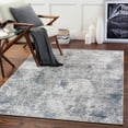thumbnail image 1 of Hauteloom Kanahooka Living Room, Bedroom Area Rug - Modern - Gray, Blue, Beige - 6'7" x 9'6", 1 of 8