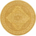 thumbnail image 1 of Hauteloom Kapowsin Wool Living Room, Bedroom Area Rug - Updated Traditional - Brown, Red - 6'-Round, 1 of 11