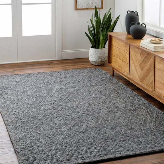 Hauteloom Kasib Wool Living Room, Bedroom Area Rug - Cottage - 2' x 3'
