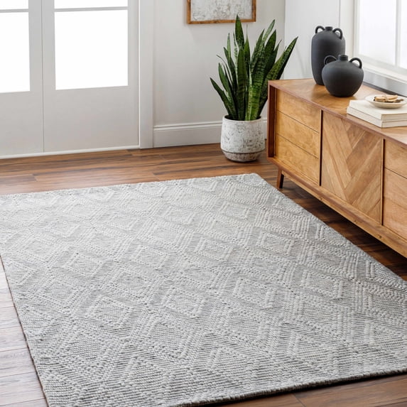 Hauteloom Kasib Wool Living Room, Bedroom Area Rug - Cottage - 2' x 3'
