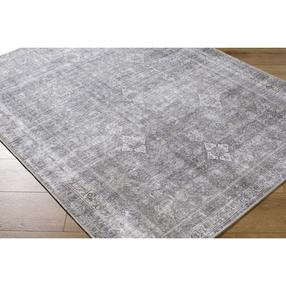 Hauteloom Kelda Living Room, Bedroom Area Rug - Traditional - Sage, Beige, Aqua - 5'3" x 7'