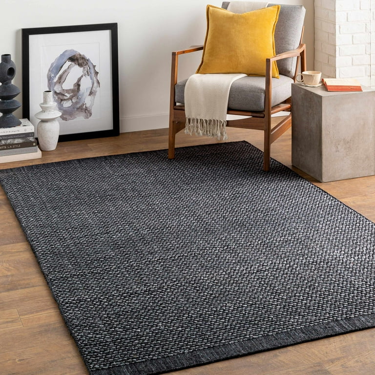 Hauteloom Khan Recycled Material Living Room, Bedroom Area Rug