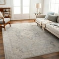thumbnail image 1 of Hauteloom Kimi Hallway, Kitchen Runner Rug - Gray, Green - 2'7" x 10', 1 of 15
