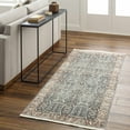 thumbnail image 1 of Hauteloom Kitango Hallway, Kitchen Runner Rug - Oriental Traditional Bohemian - Brown, Green - 2'11" x 10', 1 of 19