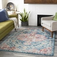thumbnail image 1 of Hauteloom Knowsley Living Room, Bedroom Area Rug - Traditional - Blue, Purple - 5'3" x 7'3", 1 of 7