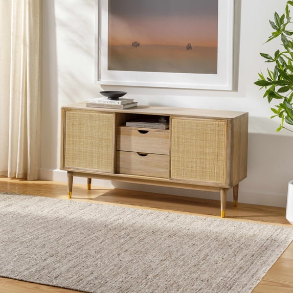 Hauteloom Kylee Wool Living Room, Bedroom Area Rug - Contemporary - Lambswool - 2' x 3'