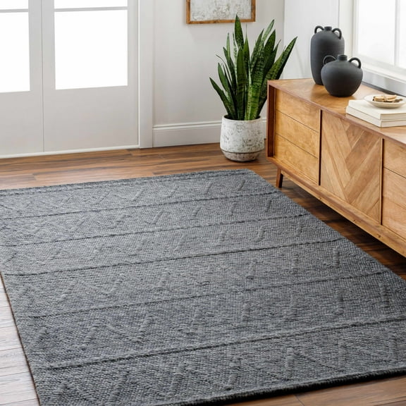 Hauteloom Kyung Wool Living Room, Bedroom Area Rug - Cottage - 2' x 3'