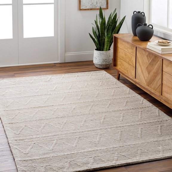 Hauteloom Kyung Wool Living Room, Bedroom Area Rug - Cottage - 2' x 3'