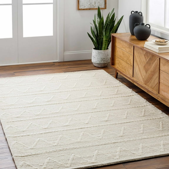 Hauteloom Kyung Wool Living Room, Bedroom Area Rug - Cottage - 2' x 3'